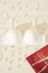 Yekpare Desteksiz Sütyen Ekru