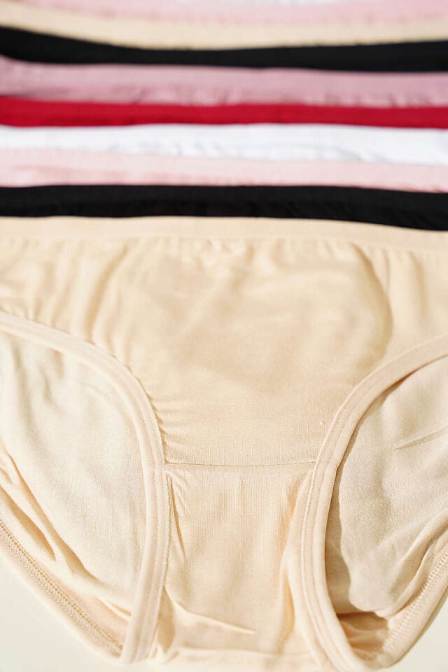 Tutku Elit 12'li Kadın Bambu Düz Bikini