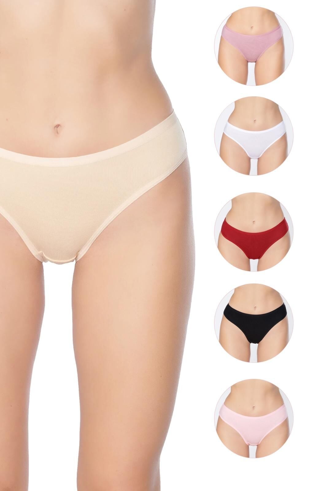 Tutku Elit 12'li Kadın Bambu Düz Bikini