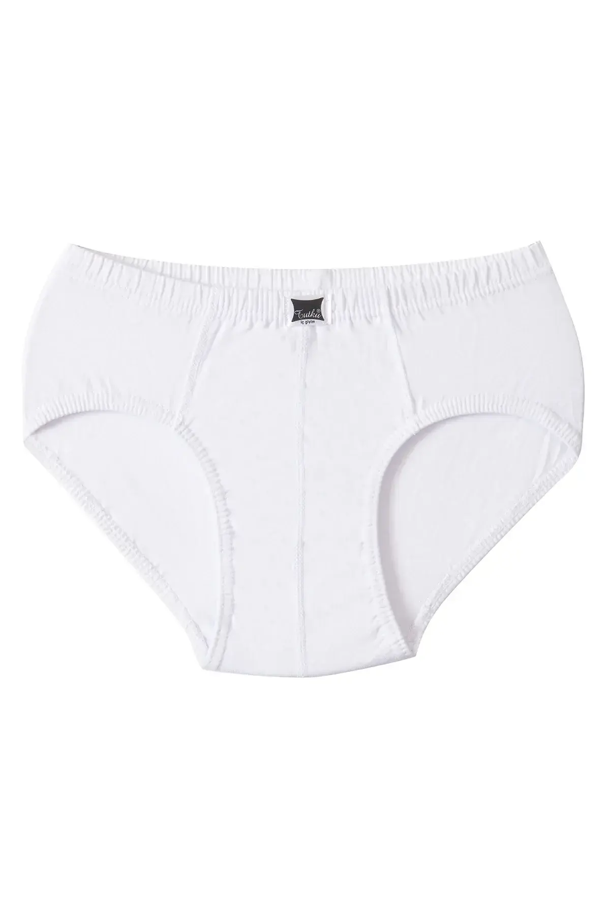 Tutku Erkek Çocuk 6'lı Paket Beyaz Penye Slip Külot 3 (4-5 Yaş) - 6'lı