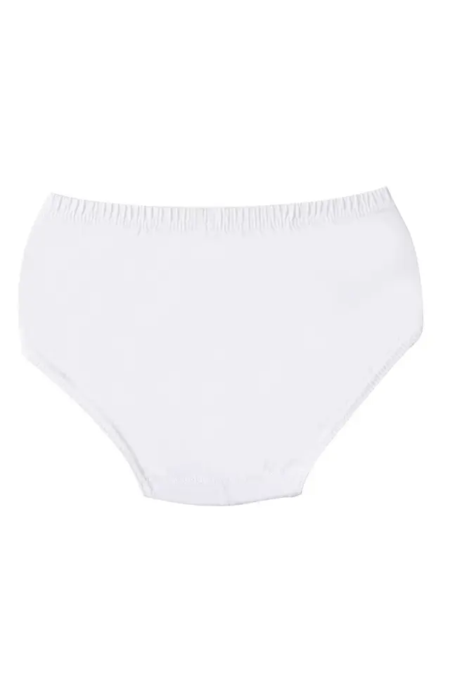 Tutku Erkek Çocuk 6'lı Paket Beyaz Penye Slip Külot 4 (6-7 Yaş) - 6'lı