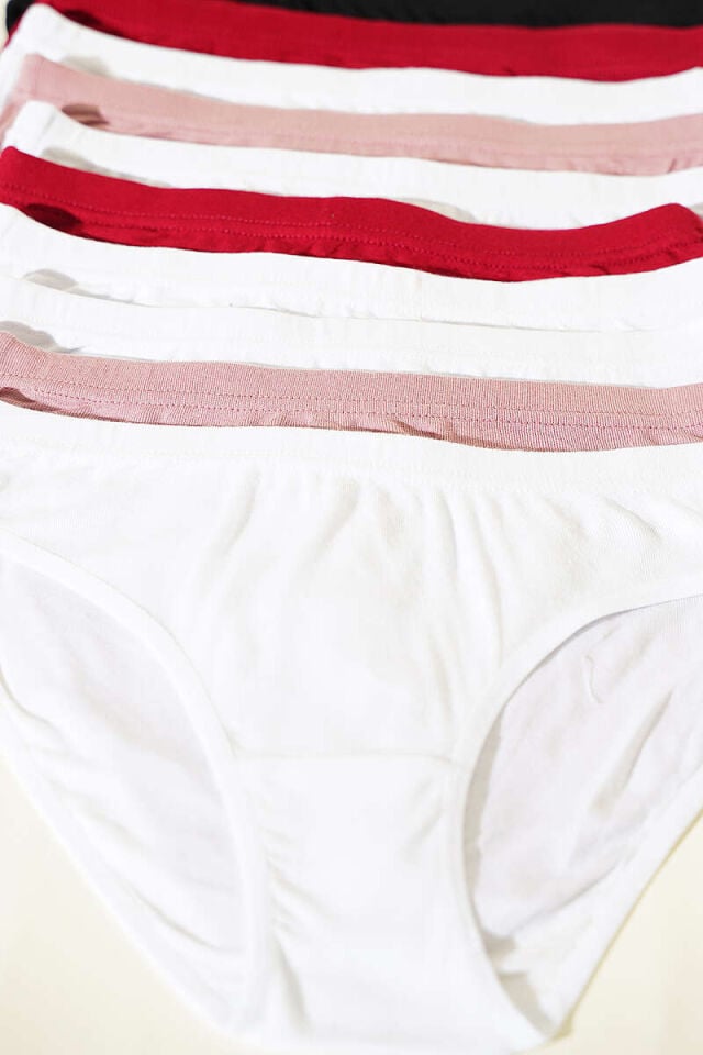 Tutku Elit 12'li Kadın Bambu Kombel Bikini Külot