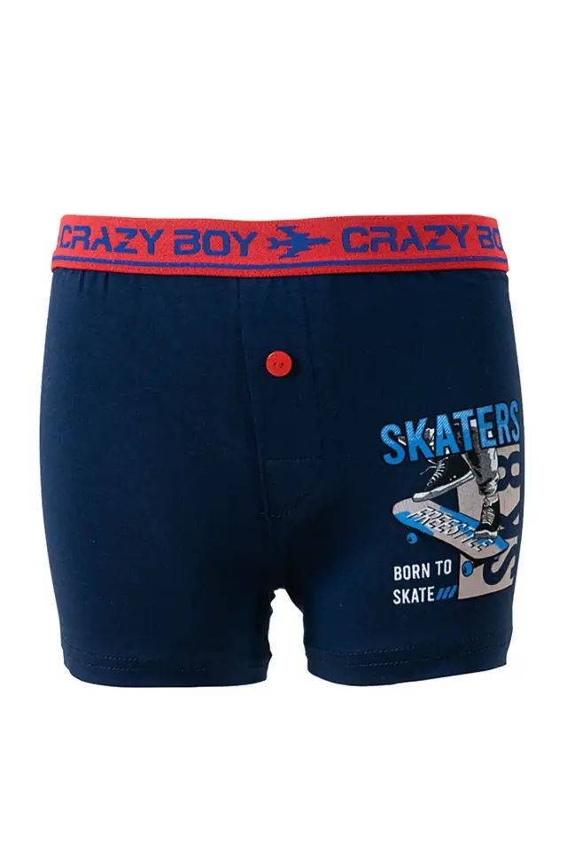 Tutku 6'lı Paket Erkek Çocuk Baskılı Boxer 5 (8-9 Yaş) - 6'lı