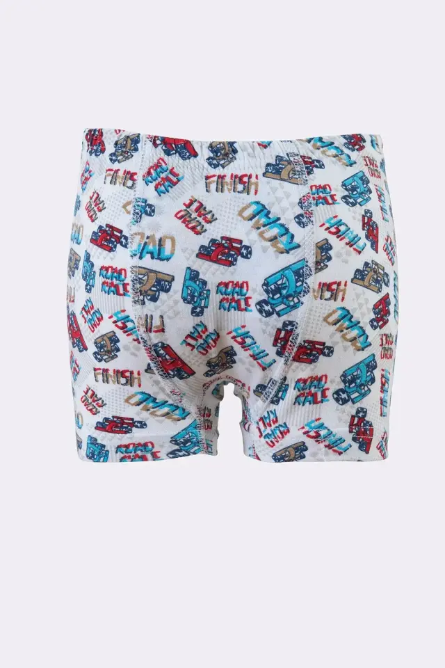 Tutku Erkek Çocuk 6'lı Renkli Desenli Boxer 6 (10-11 Yaş) - 6'lı
