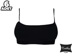 Tutku Kız Çocuk 6'lı Paket Kaplı Alıştırma Sütyen