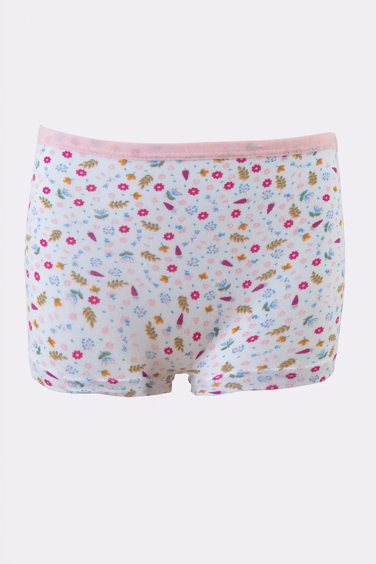 Tutku Kız Çocuk 6'lı Paket Renkli Desenli Boxer 6 (10-11 Yaş)