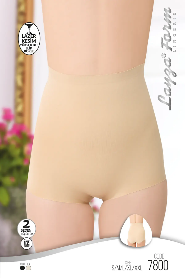 Liza Kadın Lazer Kesim Yüksek Bel Slip Korse
