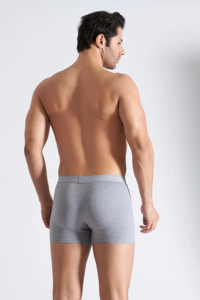 Tutku Elit Erkek Gri Modal Elastan Boxer