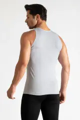 Tutku Erkek 6'lı Paket Gri Penye Atlet