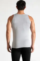 Tutku Erkek 6'lı Paket Gri Penye Atlet