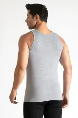 Tutku Erkek 6'lı Paket Ribana Gri Atlet