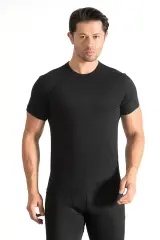 Tutku Erkek 6’lı Paket Sıfır Yaka Siyah Fanila