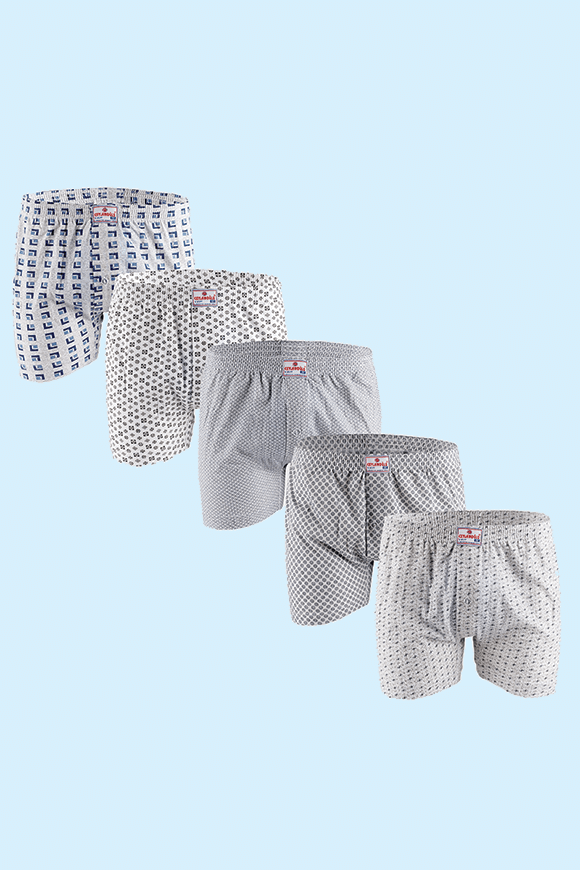 Ceylanoğlu 5'li Paket Erkek Emprime Boxer XXL