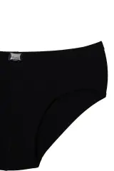 Tutku Erkek 6'lı Paket Slip Kom Siyah Külot