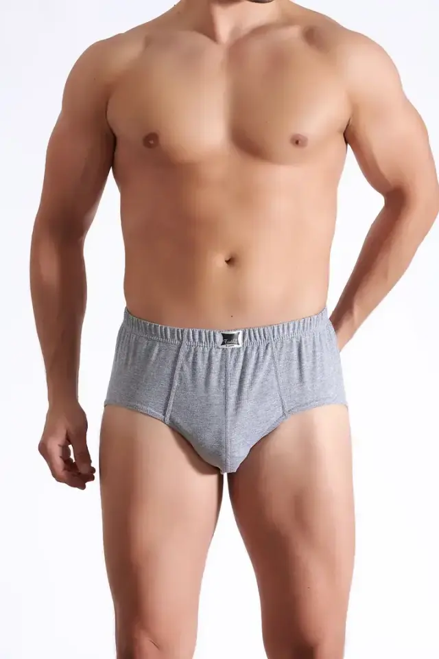 Tutku Erkek 6'lı Paket Slip Kom Gri Külot 3/M - 6'lı