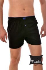 Tutku Erkek 5’li Paket Siyah Penye Havlubel Düz Boxer