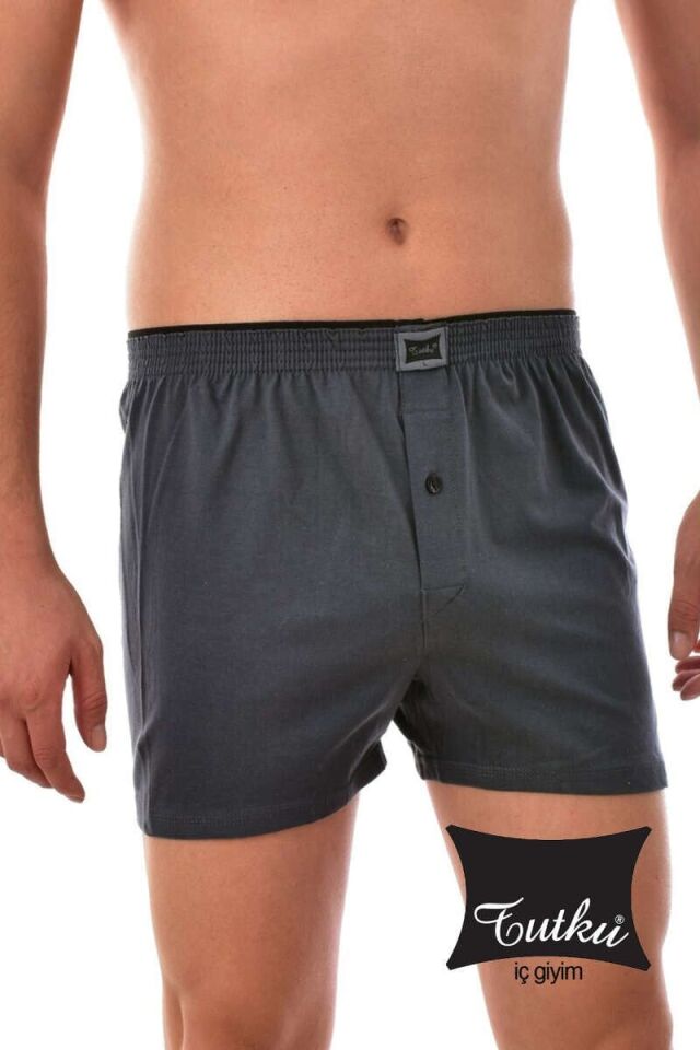 Tutku Erkek 5’li Paket Karışık Renk Penye Havlubel Düz Boxer XXL