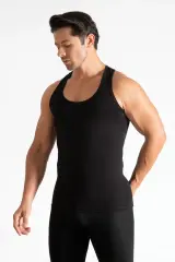 Tutku Erkek 3’lü Paket Siyah Spor Atlet L - 3'lü