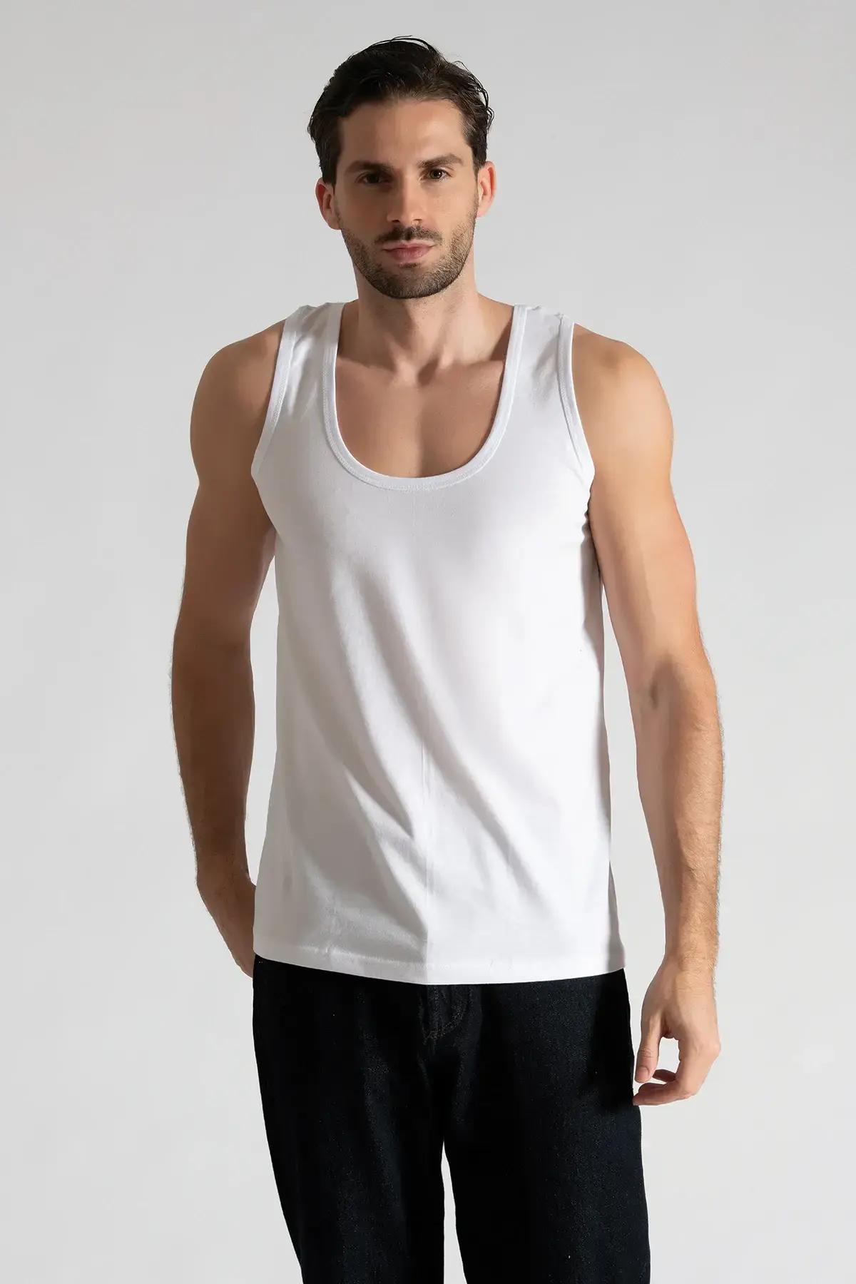 Tutku Elit 3'lü Paket Erkek Penye Atlet