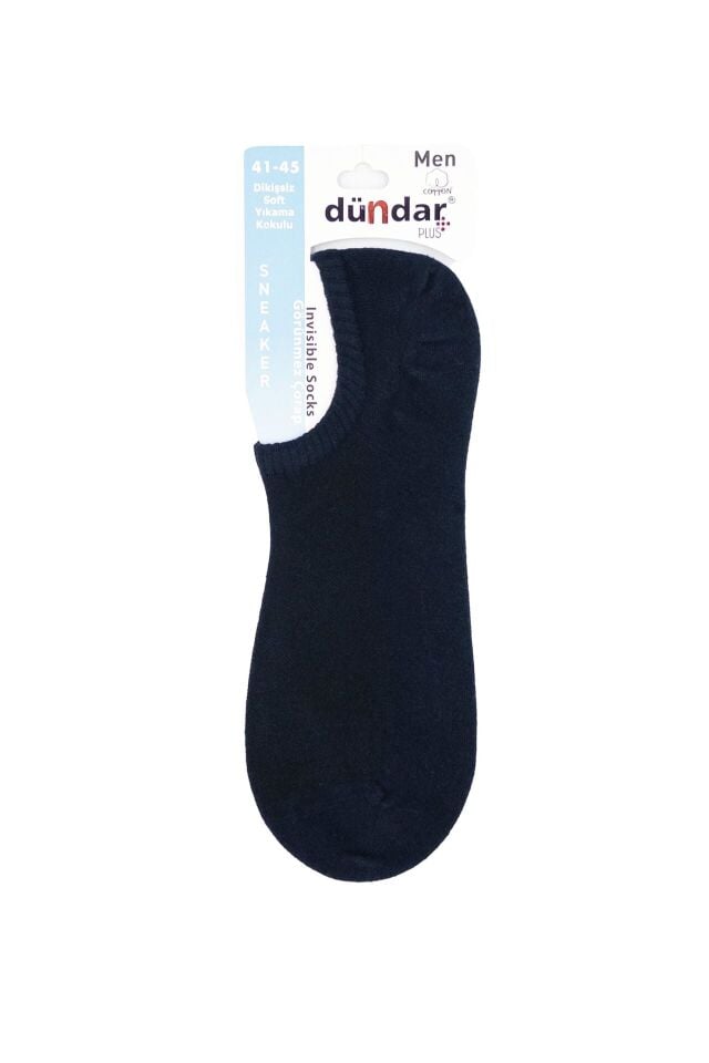 Dündar 12'li Erkek Penye Sneaker Çorap siyah
