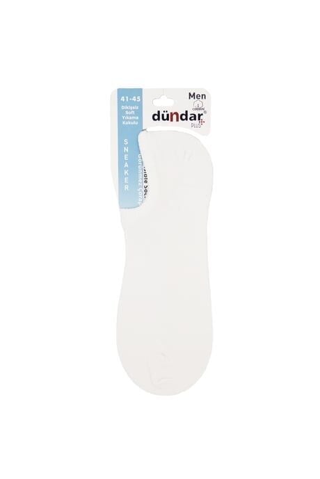 Dündar 12'li Kadın Penye Sneaker Çorap Beyaz  - 36/40