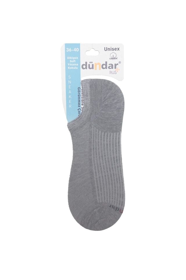 Dündar 12'li Kadın Penye Sneaker Çorap Asorti - 36/40