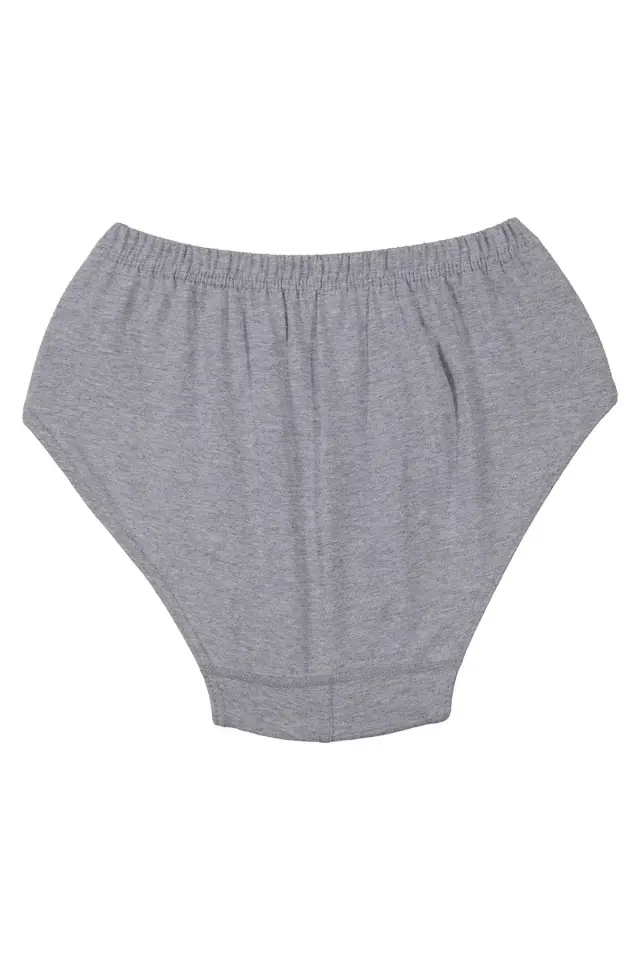 Seher Yıldızı Erkek  12'li Gri Kom Slip Külot 7/3XL