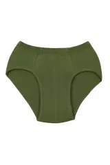 Seher Yıldızı Erkek 12'li Haki Yeşil Kom Slip Külot