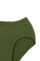 Seher Yıldızı Erkek 12'li Haki Yeşil Kom Slip Külot