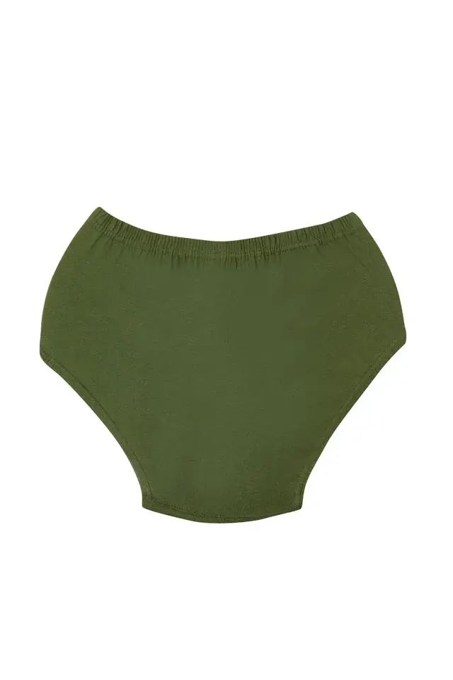 Seher Yıldızı Erkek 12'li Haki Yeşil Kom Slip Külot 6/XXL