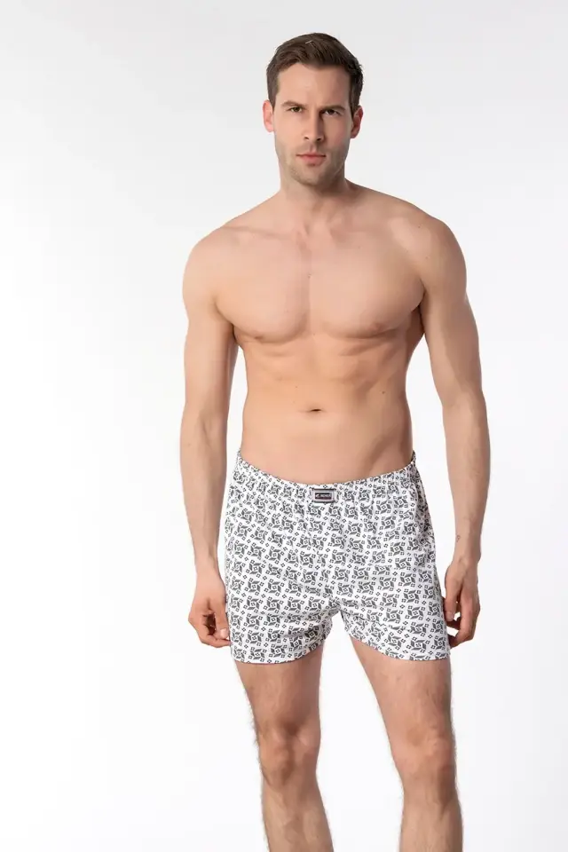 Seher Yıldızı Erkek 5’li Paket Desenli Boxer S