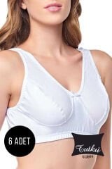 Tutku Kadın 6'lı Paket Yarım Atlet Bady Sütyen