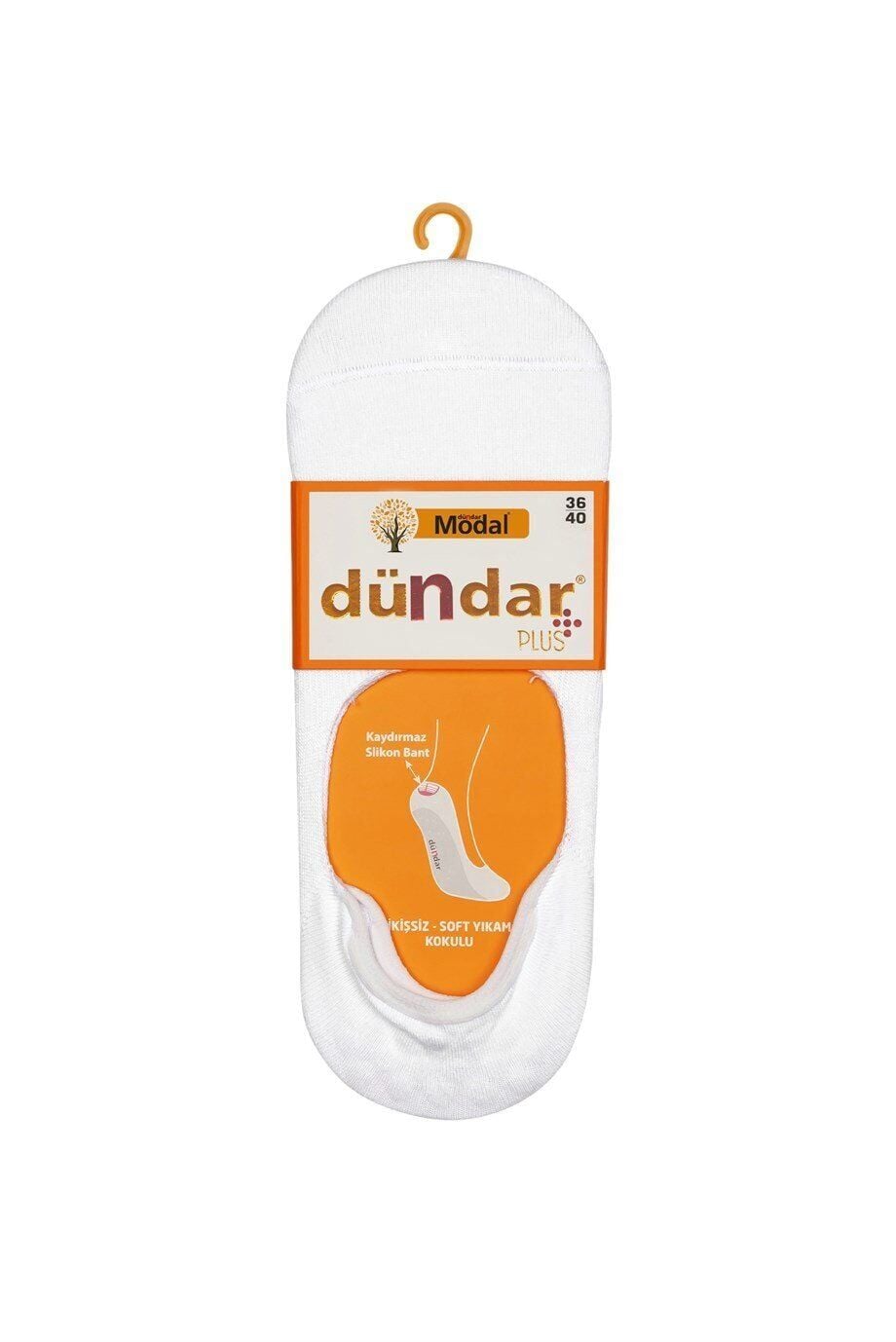 Dündar 12'li Kadın Modal Babet Dikişsiz Çorap siyah