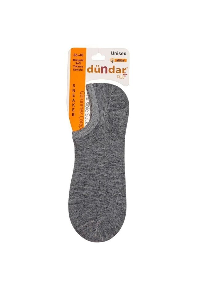Dündar 12'li Dikişsiz Kadın Modal Sneaker Çorap Asorti