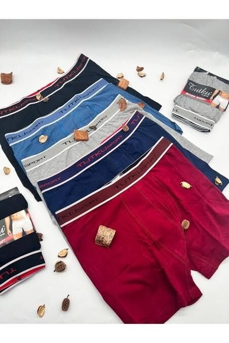 Tutku Erkek 3’lü Paket Elastan Spor Boxer