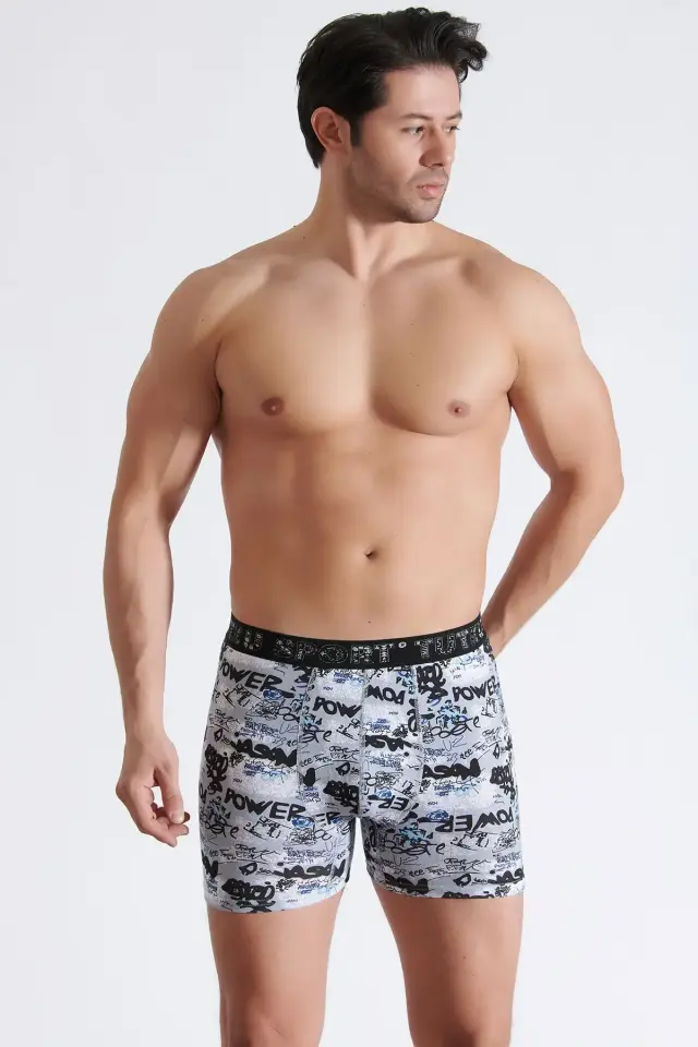 Tutku Erkek 6'lı Paket Elastan Empirme Boxer