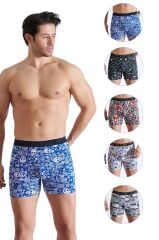 Tutku Erkek 6'lı Paket Elastan Empirme Boxer