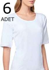 Tutku Kadın 6’lı Paket Kollu Kaşkorse Atlet