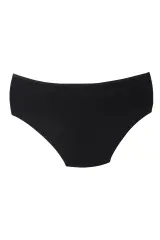 Tutku Kadın 12'li Elastan Bato İnce Lastik Siyah