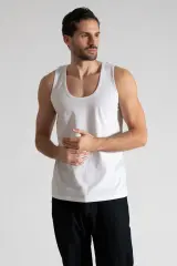 Tutku Elit 3'lü Paket Erkek Penye Atlet - ELT1001