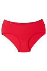 Tutku Kadın 12'li Paket Elastan Bato İnce Lastik Kırmızı