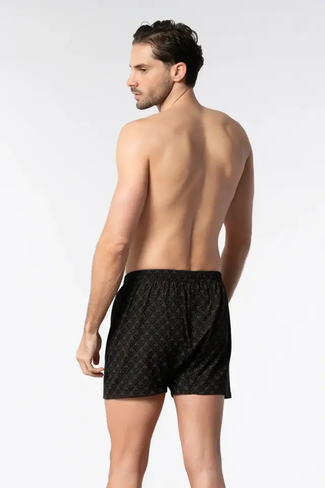 Tutku Elit Erkek Desenli Havlubel Penye Boxer