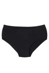 Tutku Kadın 12'li Siyah Ribana Bato Kalın Lastik