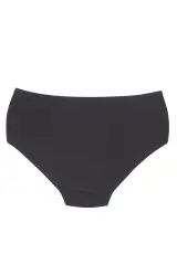 Tutku Kadın 12'li Siyah Ribana Bato Kalın Lastik