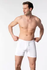 Seher Yıldızı Erkek 12'li Paket Beyaz Arjantin Paçalı