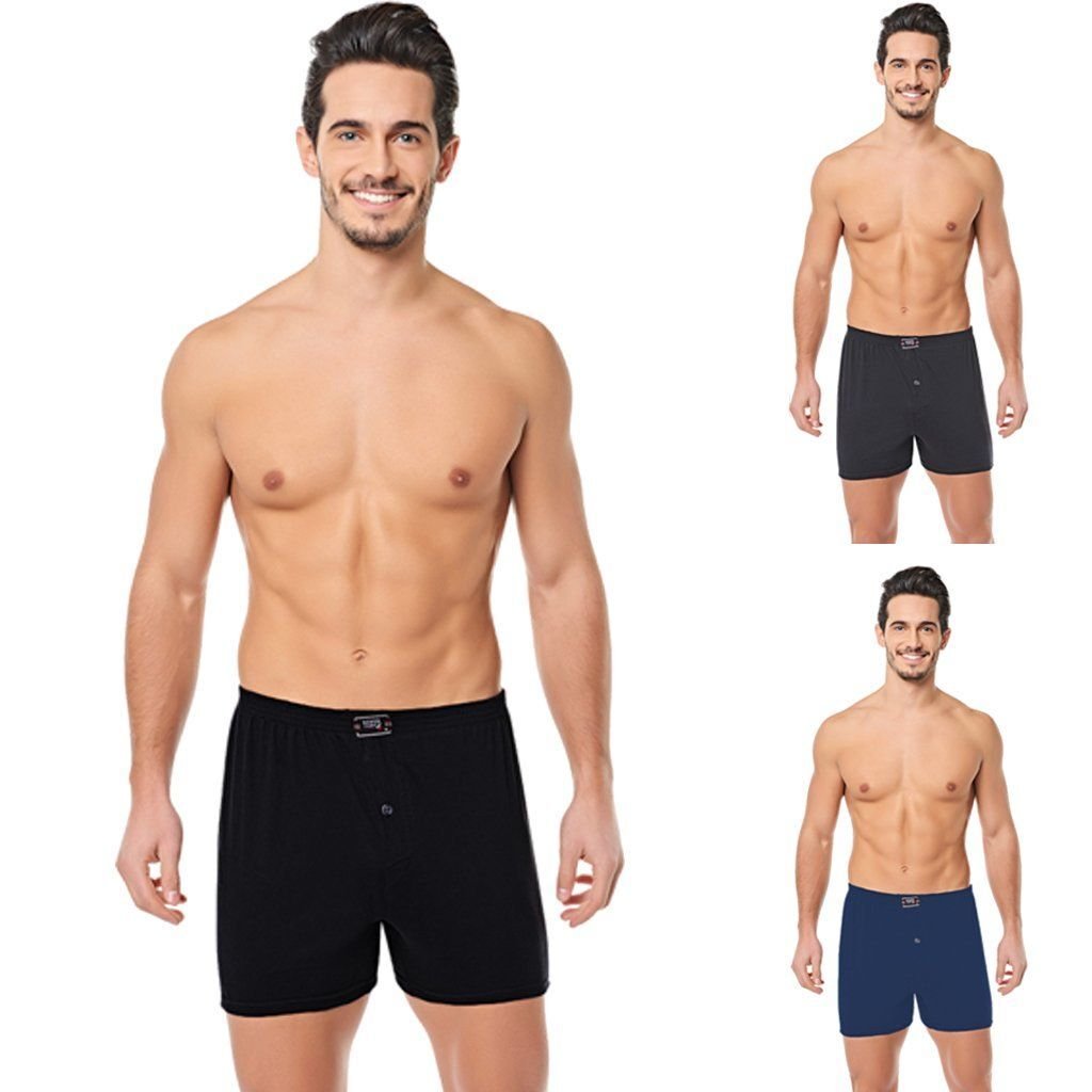Seher Yıldızı Erkek  5’li Paket Penye Havlu Bel Düz Boxer