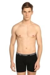 Seher Yıldızı Erkek 3’lü Paket Elastan Boxer Siyah