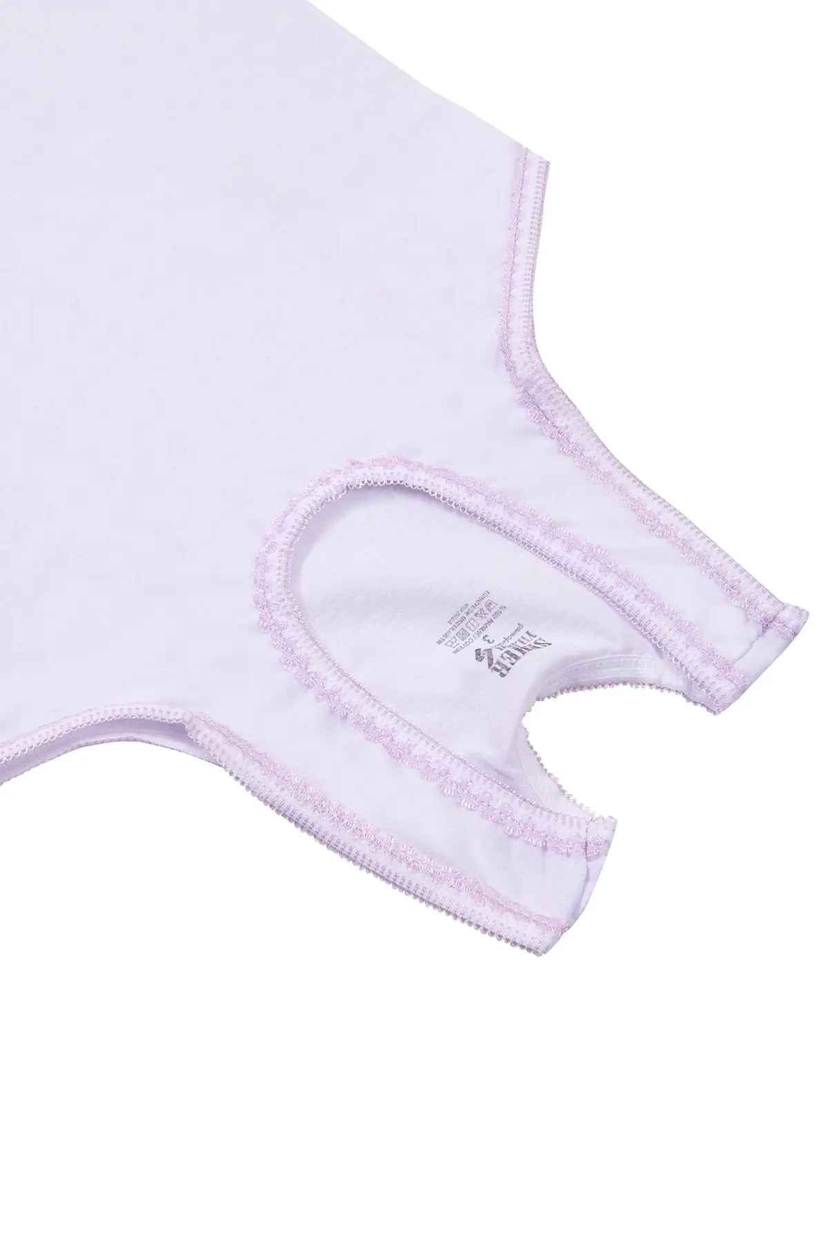 Seher Yıldızı 12’li Paket Kız Geniş Askı Oyalı Atlet