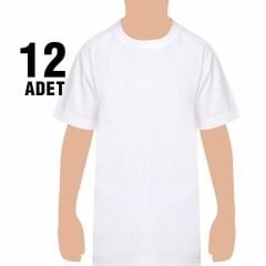 Seher Yıldızı 12’li Paket Erkek Çocuk Sıfır Yaka Fanilla