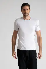 Tutku Elit 3'lü Paket Erkek Elastan Sıfır Yaka Atlet